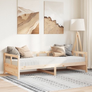 vidaXL, vidaXL Tagesbett mit Matratze 90x190 cm Massivholz Kiefer