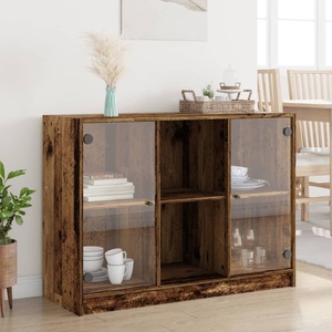 vidaXL, vidaXL Sideboard Altholz-Optik 102x37x75,5 cm Holzwerkstoff