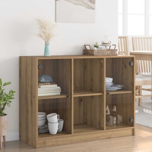 vidaXL, vidaXL Sideboard Artisan-Eiche 102x37x75,5 cm Holzwerkstoff