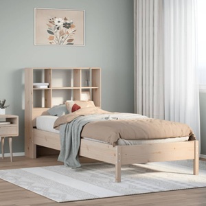 vidaXL, vidaXL Massivholzbett mit Regal ohne Matratze 90x190 cm Kiefer