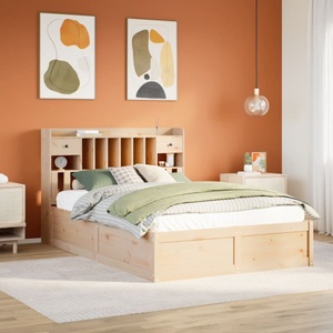 vidaXL, vidaXL Massivholzbett ohne Matratze 160x200 cm Kiefernholz