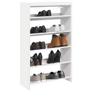 vidaXL, vidaXL Schuhregal Weiß 60x25x100 cm Holzwerkstoff