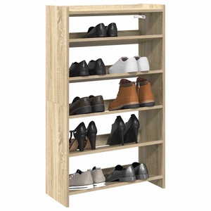 vidaXL, vidaXL Schuhregal Sonoma-Eiche 60x25x100 cm Holzwerkstoff