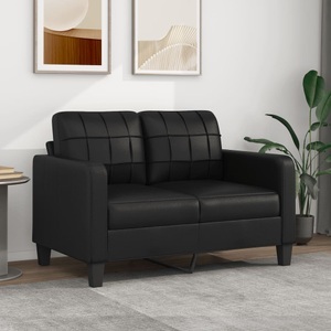 vidaXL, vidaXL B-Ware 2-Sitzer-Sofa Schwarz 120 cm Kunstleder