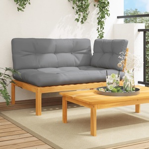 vidaXL, vidaXL Garten-Ecksofa aus Paletten mit Kissen Massivholz Akazie