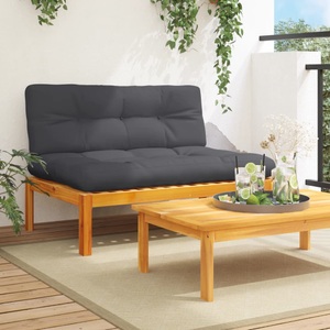 vidaXL, vidaXL Garten-Mittelsofa aus Paletten mit Kissen Akazienholz
