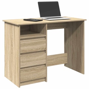 vidaXL, vidaXL Schreibtisch Sonoma-Eiche 102x50x75 cm Holzwerkstoff
