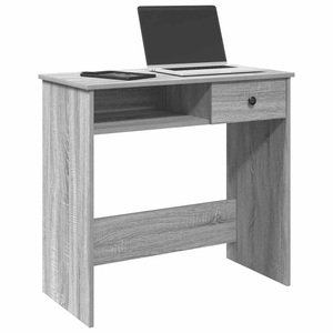 vidaXL, vidaXL Schreibtisch Grau Sonoma 80x40x75 cm Holzwerkstoff