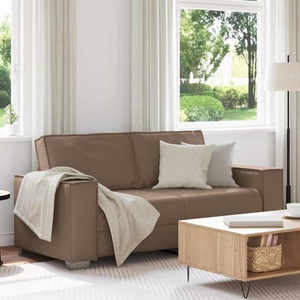 vidaXL, vidaXL Zweisitzer-Sofa Cappuccino 180 cm Kunstleder
