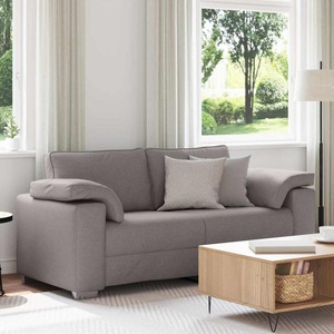 vidaXL, vidaXL Zweisitzer-Sofa Taupe 180 cm Stoff
