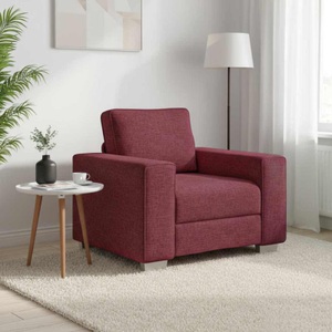vidaXL, vidaXL Sofa-Sessel Weinrot 100 cm Stoff