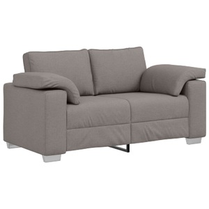 vidaXL, vidaXL Zweisitzer-Sofa Taupe 160 cm Stoff