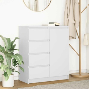 vidaXL, vidaXL Sideboard mit Schubladen Weiß 71x35x84 cm Holzwerkstoff
