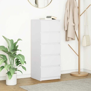 vidaXL, vidaXL Sideboard mit Schubladen Weiß 37,5x35x99 cm Holzwerkstoff