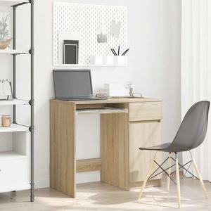 vidaXL, vidaXL Schreibtisch Sonoma-Eiche 86x49x76 cm Holzwerkstoff