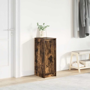 vidaXL, vidaXL Schuhschrank Räuchereiche 29,5x34x76 cm Holzwerkstoff