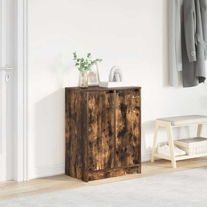 vidaXL, vidaXL Schuhschrank Räuchereiche 57x34x76 cm Holzwerkstoff
