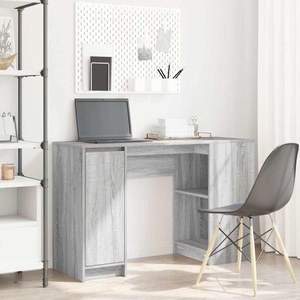vidaXL, vidaXL Schreibtisch Grau Sonoma 120x42x76 cm Holzwerkstoff