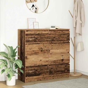 vidaXL, vidaXL Sideboard Altholz-Optik 100x35x99 cm Holzwerkstoff