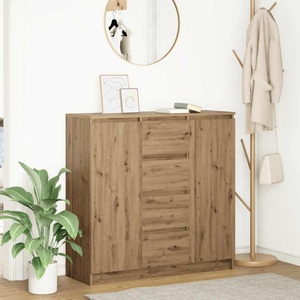 vidaXL, vidaXL Sideboard mit Schubladen Artisan-Eiche 100,5x35x98,5 cm