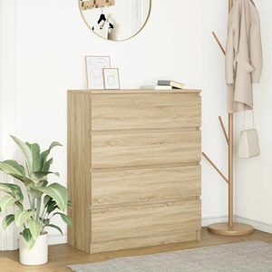 vidaXL, vidaXL Sideboard Sonoma-Eiche 80x35x99 cm Holzwerkstoff
