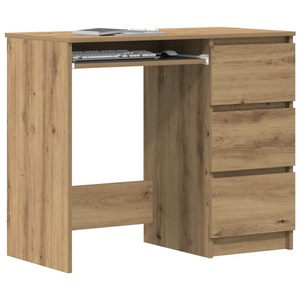 vidaXL, vidaXL Schreibtisch Artisan-Eiche 90x45x76 cm Holzwerkstoff