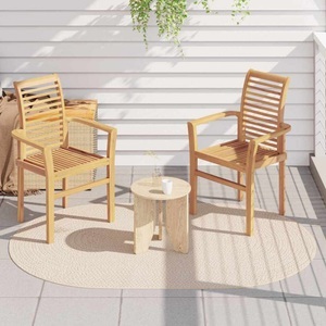 vidaXL, VidaXL - Outdoor-teppich polypropylen, One Size, Creme