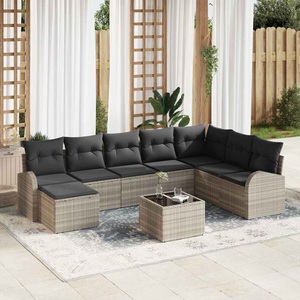 vidaXL, VidaXL - Modulare möbel poly-rattan, One Size, Grau
