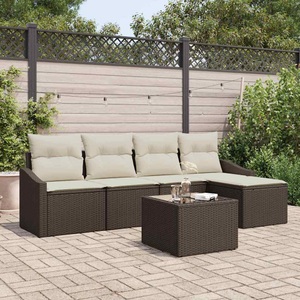 vidaXL, VidaXL - Garten-sofa poly-rattan, One Size, Braun