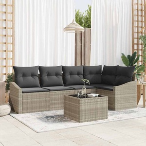 vidaXL, VidaXL - Outdoor-sofa poly-rattan, One Size, Grau