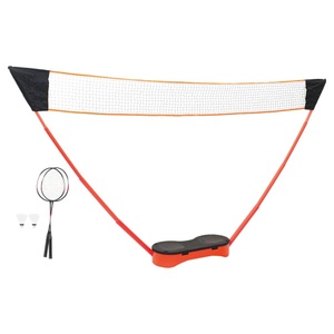 vidaXL, vidaXL Badminton-Set mit 2 Schlägern, Netz & Tasche 292x30x152 cm, vidaXL Badminton-Set mit 2 Schlägern, Netz & Tasche 292x30x152 cm