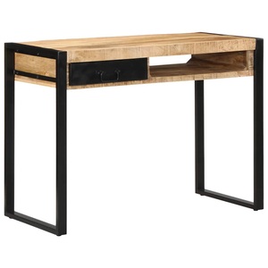 vidaXL, vidaXL Schreibtisch 100x50x75 cm Raues Massivholz Mango