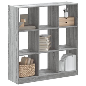 vidaXL, vidaXL Bücherregal Grau Sonoma 102x32x108 cm Holzwerkstoff