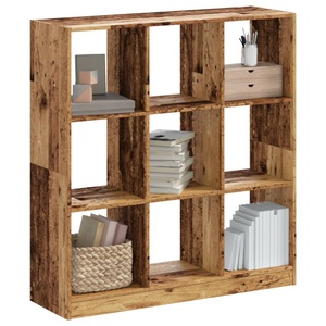 vidaXL, vidaXL Bücherregal Altholz-Optik 102x32x108 cm Holzwerkstoff