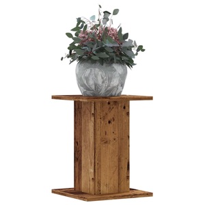 vidaXL, vidaXL Pflanzenständer 2 Stk. Altholz-Optik 30x30x40 cm Holzwerkstoff