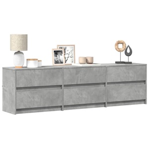 vidaXL, vidaXL TV-Schrank mit LED-Beleuchtung Betongrau 180x34x50 cm, vidaXL TV-Schrank mit LED-Beleuchtung Betongrau 180x34x50 cm