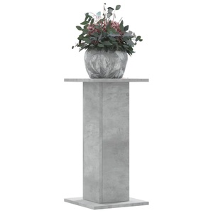 vidaXL, vidaXL Pflanzenständer 2 Stk. Betongrau 30x30x60 cm Holzwerkstoff