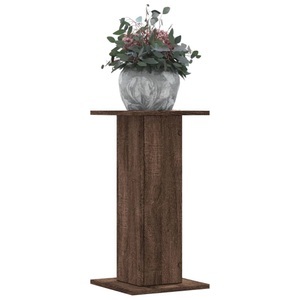 vidaXL, vidaXL Pflanzenständer 2 Stk. Eichen-Optik 30x30x60 cm Holzwerkstoff