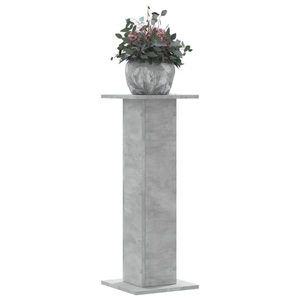 vidaXL, vidaXL Pflanzenständer 2 Stk. Betongrau 30x30x80 cm Holzwerkstoff