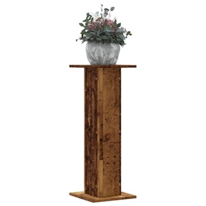 vidaXL, vidaXL Pflanzenständer 2 Stk. Altholz-Optik 30x30x80 cm Holzwerkstoff