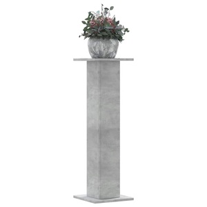 vidaXL, vidaXL Pflanzenständer 2 Stk. Betongrau 30x30x95 cm Holzwerkstoff