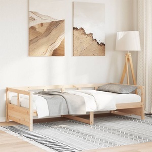 vidaXL, vidaXL Tagesbett Natur 90x200 cm Massivholz Kiefer
