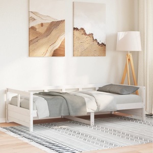 vidaXL, vidaXL Tagesbett Weiß 90x190 cm Massivholz Kiefer