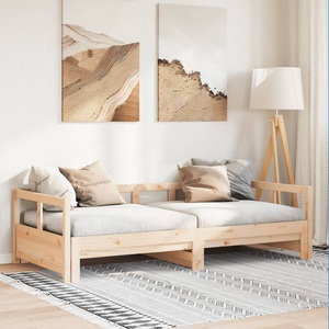 vidaXL, vidaXL Tagesbett ohne Matratze 90x200 cm Massivholz Kiefer