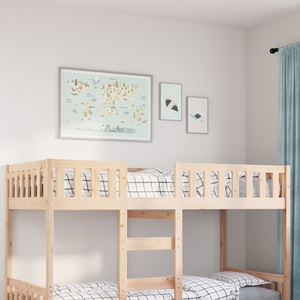 vidaXL, vidaXL Kinderbett ohne Matratze 90x190 cm Massivholz Kiefer