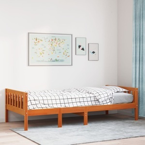 vidaXL, vidaXL Kinderbett ohne Matratze Wachsbraun 80x200 cm Massivholz Kiefer, vidaXL Kinderbett ohne Matratze Wachsbraun 80x200 cm Massivholz Kiefer