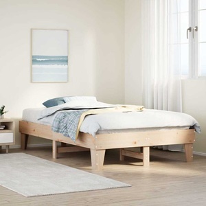 vidaXL, vidaXL Massivholzbett ohne Matratze 120x200 cm Kiefernholz, vidaXL Massivholzbett ohne Matratze 120x200 cm Kiefernholz