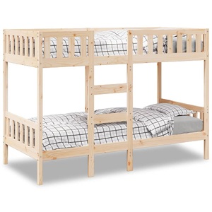 vidaXL, vidaXL Etagenbett 75x190 cm Massivholz Kiefer