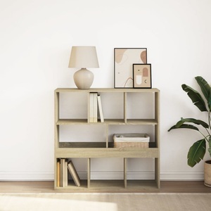 vidaXL, vidaXL Bücherregal/Raumteiler Sonoma-Eiche 100x33x94,5 cm, vidaXL Bücherregal/Raumteiler Sonoma-Eiche 100x33x94,5 cm