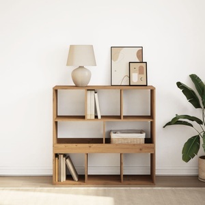 vidaXL, vidaXL Bücherregal/Raumteiler Artisan-Eiche 100x33x94,5 cm